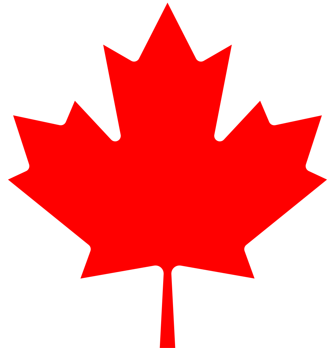 Feuille d'érable canadienne